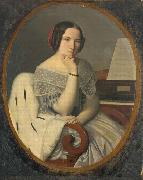 Henri-Pierre Picou Portrait of Cephise Picou, sister of the artist Sweden oil painting artist